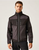 Regatta E-Volve Unisex 2 Layer Softshell - Ash/Black - XL
