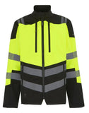 Regatta Hi-Vis X-Pro 3 Layer Softshell - Black/Hi-Vis Yellow - S