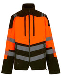 Regatta Hi-Vis X-Pro 3 Layer Softshell - Black/Hi-Vis Orange - XL