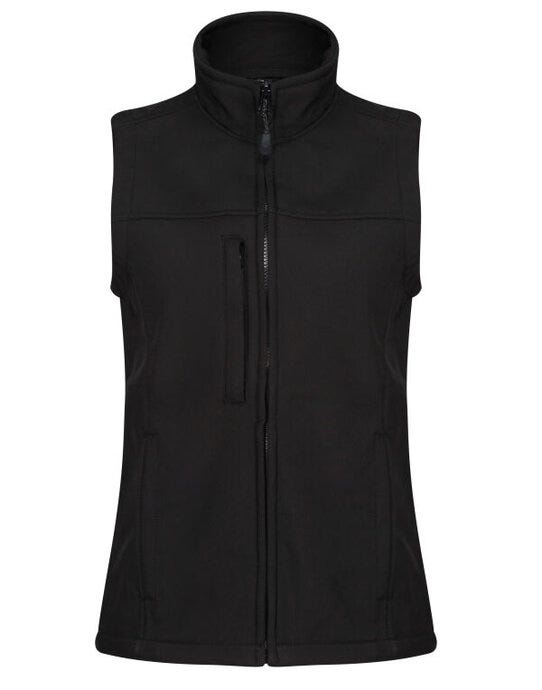 Regatta Womens Flux Softshell B'Warmer - Black/Black - 10