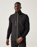Regatta Navigate 2L Softshell Bodywarmer - Black/Lime - M