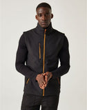 Regatta Navigate 2L Softshell Bodywarmer - Black Orange Pop - XL