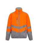 Regatta Hi-Vis 2 Tone Thermal Baffle Jkt - Hi Vis Orange - S