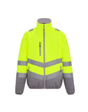Regatta Hi-Vis 2 Tone Thermal Baffle Jkt - Hi-Vis Yellow - S