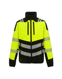 Regatta Hi-Vis X-Pro Hybrid Jkt Class 2 - Black/Hi-Vis Yellow - 3XL