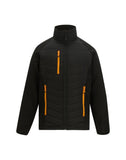Regatta Pro Universal Jacket - Black Orange Pop - L