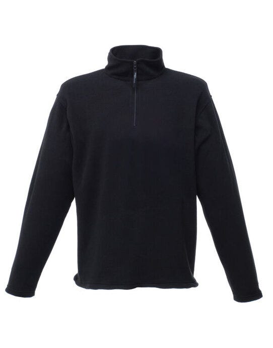 Regatta Micro Zip Neck Fleece - Black - 2XL