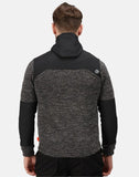 Regatta Heist Hybrid Jacket - Ash Marl/ Black - 2XL