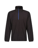Regatta Navigate Half Zip Fleece - Black/New Royal - L