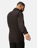 Regatta Navigate Half Zip Fleece - Black/Classic Red - S