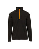 Regatta Navigate Half Zip Fleece - Black Orange Pop - XL