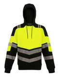 Regatta Hi-Vis X-Pro Hoodie (Class 2) - Black/Hi-Vis Yellow - L