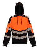 Regatta Hi-Vis X-Pro Hoodie (Class 2) - Black/Hi-Vis Orange - S