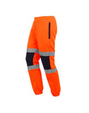 Regatta Hi Vis Pro Two Tone Joggers - Hi Vis Orange/Navy - 3XL