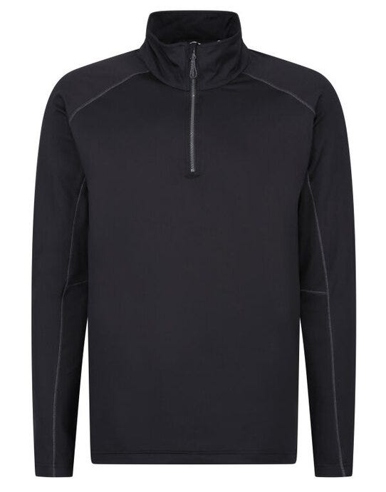 Regatta Core Stretch Half Zip Midlayer - Black - 2XL