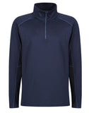Regatta Core Stretch Half Zip Midlayer - Navy - XL