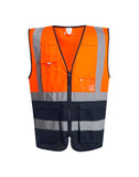 Regatta Pro Hi Vis Executive Vest - Hi Vis Orange/Navy - S