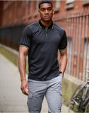 Regatta Navigate Short Sleeve Polo - Black/Lime - S
