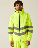 Regatta Hi-Vis Pro Packaway Jacket - Yellow - 3XL