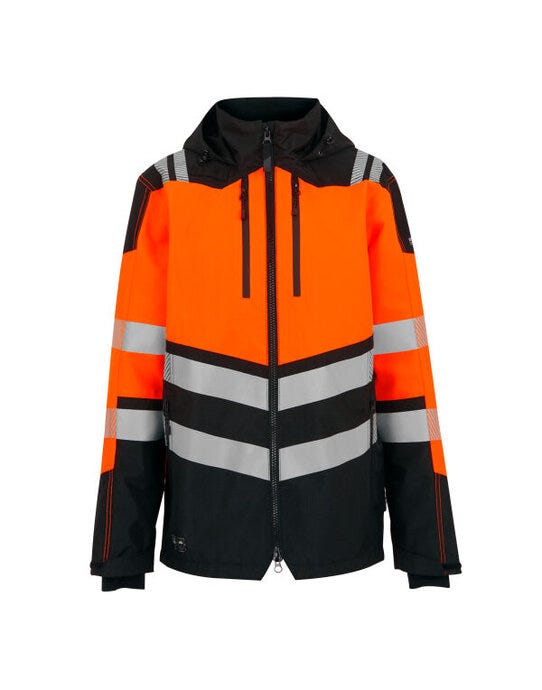 Regatta Hi-Vis X-Pro Wproof Shell Jacket - Black/Hi-Vis Orange - 2XL
