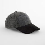 Beechfield Suede Peak Herringbone Cap B627