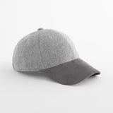 Beechfield Suede Peak Herringbone Cap B627