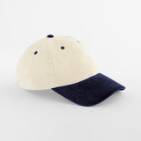 Beechfield Contrast Peak Corduroy Cap B690