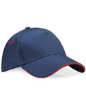 Beechfield Ultimate 5 Panel Cap Sandwich Peak B15C