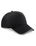 Beechfield Authentic 5 Panel Cap - Piped Peak B25C