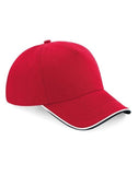 Beechfield Authentic 5 Panel Cap - Piped Peak B25C