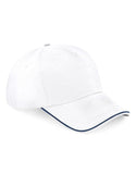 Beechfield Authentic 5 Panel Cap - Piped Peak B25C