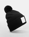 Beechfield Appliqué Patch Pom Beanie B338R