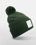 Beechfield Appliqué Patch Pom Beanie B338R