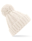 Beechfield Cable Knit Melange Beanie B480