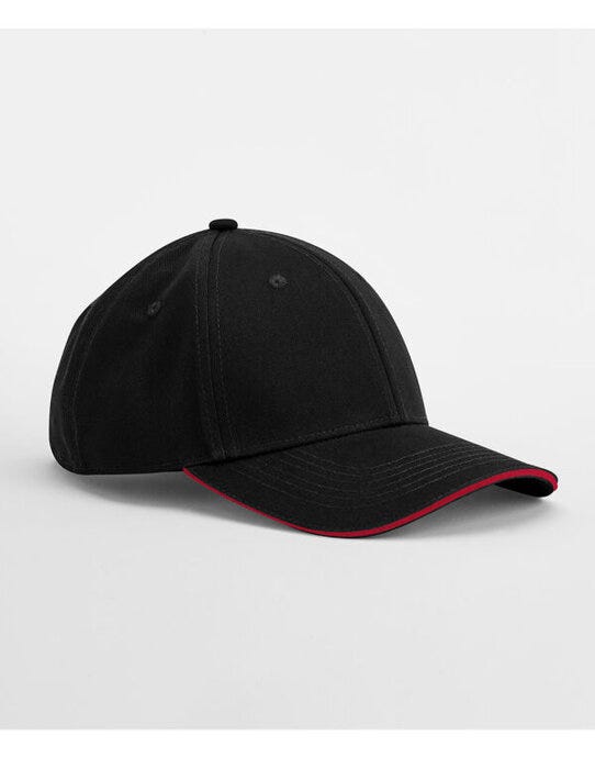 Beechfield EarthAware® Classic Organic Cotton 6 Panel Cap - Sandwich Peak B820C