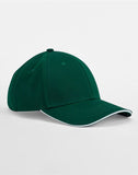 Beechfield EarthAware® Classic Organic Cotton 6 Panel Cap - Sandwich Peak B820C