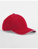 Beechfield EarthAware® Classic Organic Cotton 6 Panel Cap - Sandwich Peak B820C