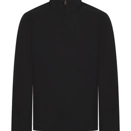 Premium piqué 1/4-zip top