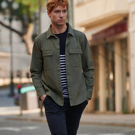 Drill overshirt