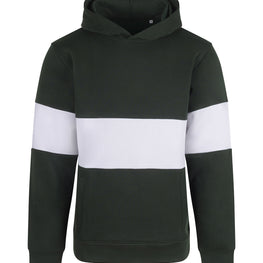 Heavyweight panelled hoodie