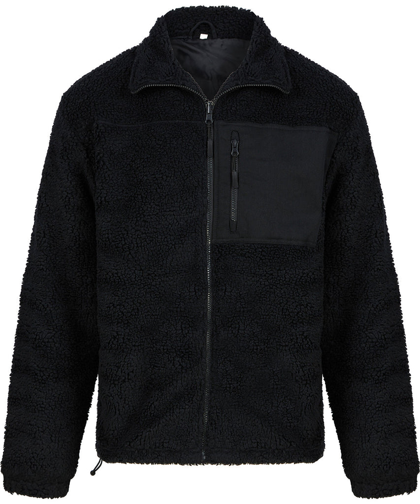 Recycled sherpa fleece