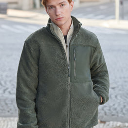 Recycled sherpa fleece
