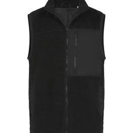 Recycled sherpa gilet