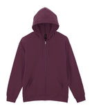 Softstyle™ midweight fleece adult full-zip hooded sweatshirt