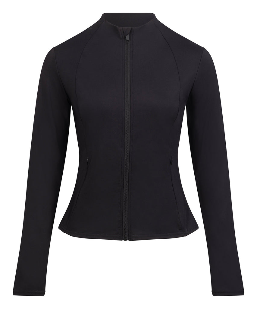 Women’s recycled tech-zip jacket