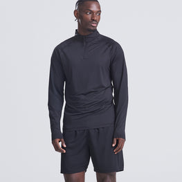 Lightweight active 1/4-zip