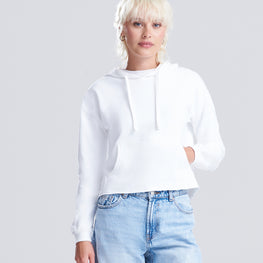 Women's cropped hoodie