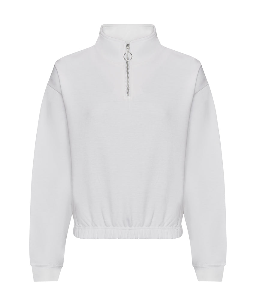 Women's cropped ¼-zip sweat