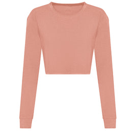 Women's long sleeve cropped T