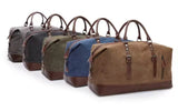 ODT UK 16oz Washed Canvas Vintage Look 24L Weekender Bag, Carry Bag, Overnight Bag